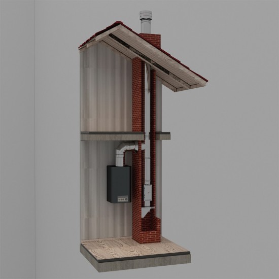 SWP - Singel Wall Chimney Systems ( With Gasket )