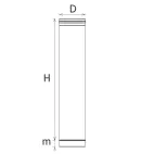 SLXB1000 - Düz Boru 1000 mm