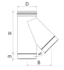 SLXT135 - T Parçası 135º