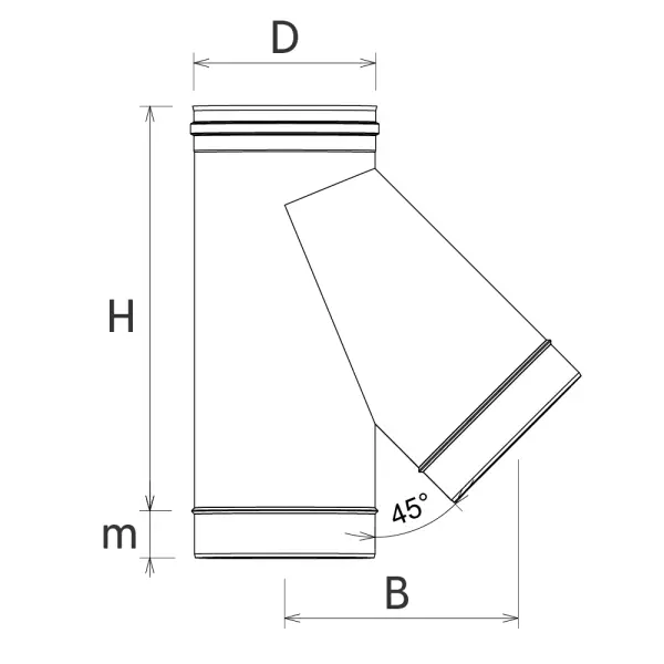 SLXT135 - T Parçası 135º