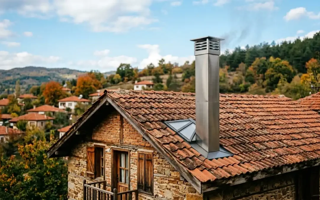 Wie man Windgeräusche im Schornstein verhindert